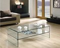 tempered glass coffee table