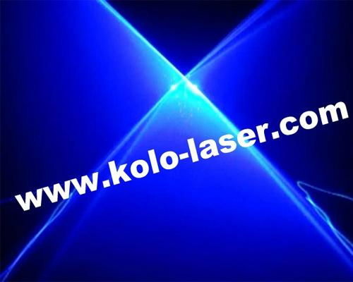 300mW Two Heads Blue Laser DMX 2