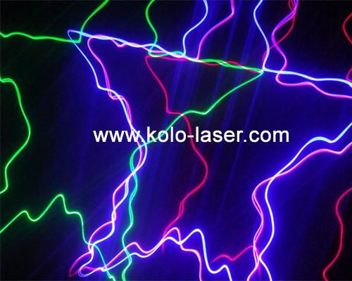 750mW RGBP Four Heads Laser for DJ Light