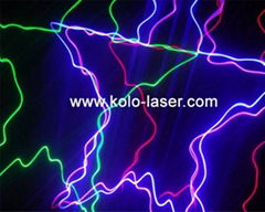 750mW RGBP Four Heads Laser for DJ Light