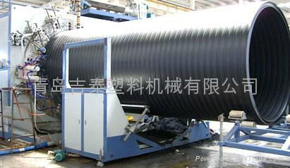 HDPE high diameter hollow wall winding pipe production line