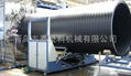 HDPE high diameter hollow wall winding pipe production line 1