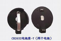 CR2032 Lithium Coin Cell Block-7-DIP （2 Battery）