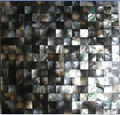 Square Black lip shell mosaics tiles