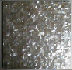 White lip shell mosaic for bathroom decoration