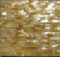 Strip Yellow lip sea mosaic tiles for wall boards 1