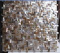 Strip Brown sea mosaic tiles for wall boards 1