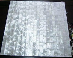 Natural Silver White Capiz shell mosaic tiles