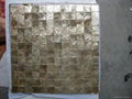 Natural Gold Capiz shell mosaic tiles