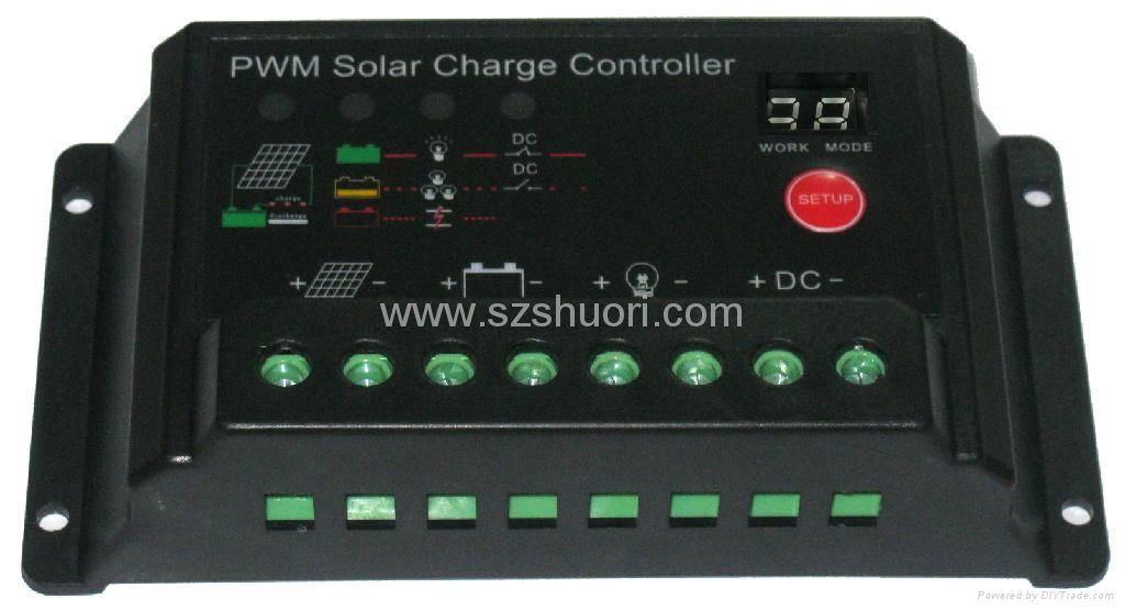 AC/DC hybrid series solar controller