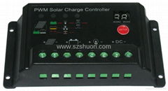 AC/DC hybrid series solar controller