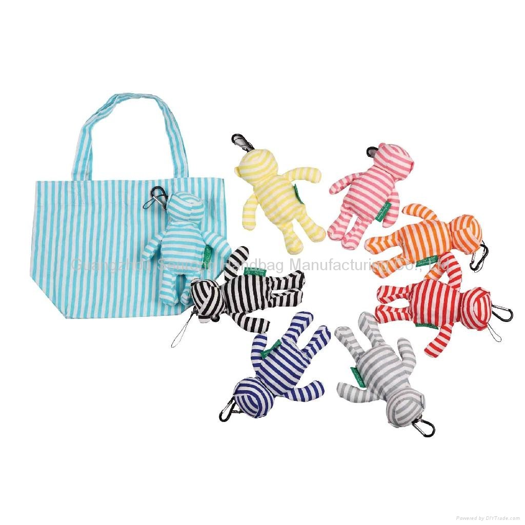bear bunny zebra foldable eco bag 2