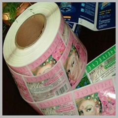 High quality beauty and body products sticker printing