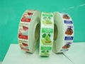 Provide refridge temperature resistant food labels 1