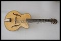 Handmade jazz guitar with solid wood 1
