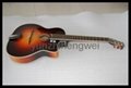 Fully Gyspy jazz guitar with solid wood,archtop,  1