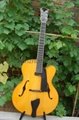 Handmade jazz guitar with solid wood