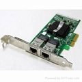 HP NC360T (412648-B21) PCI Express Dual Port Gigabit server adapter  1