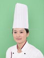 Special white Non woven Flat Top Chef