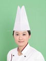 Special White Non woven Round Top Chef