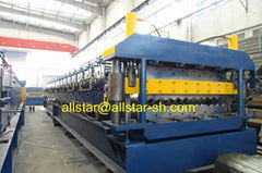 Double layer roll forming machine