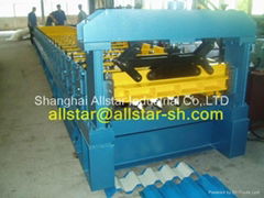 IBR roof sheet roll forming machine