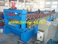 Floor decking sheet roll forming machine