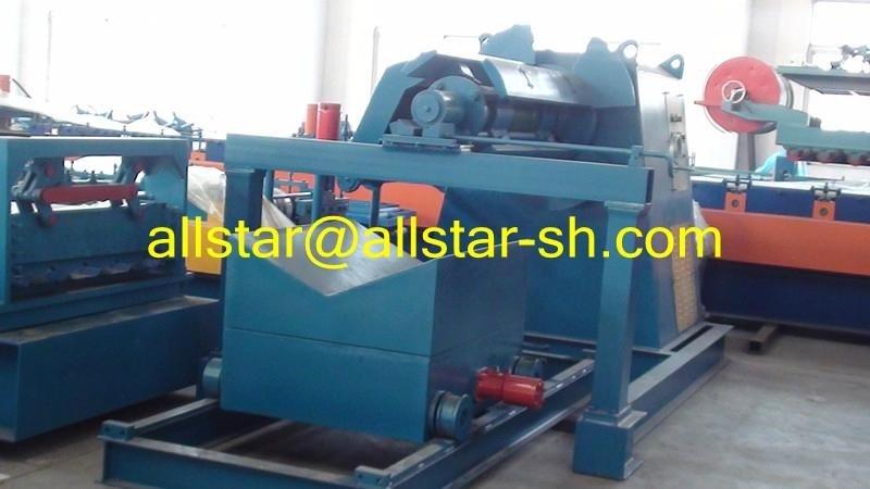 Hydraulic uncoiler with coil cart 4