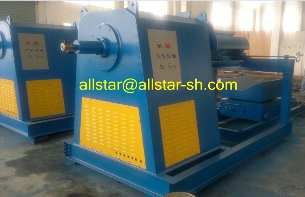 Hydraulic uncoiler with coil cart 5