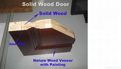 solid wood door