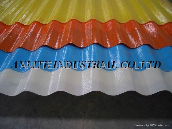 FRP corrugated roofing sheet