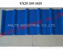 Galvanized steel corrugated roofing