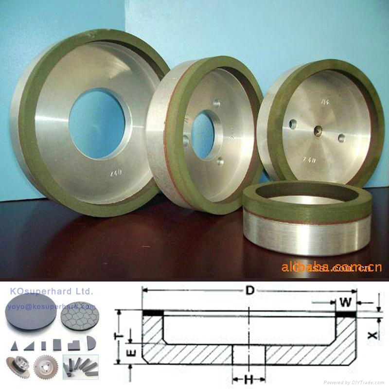 vitrified bond grinding wheels for machining PCD and PCBN tools 5