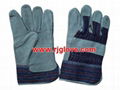 Patch palm working glove