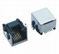 RJ45 Connector SMT 6P6C PH8.6mm