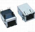RJ45 Jacks With LED And EMI 1 Inch (Side Entry) 1