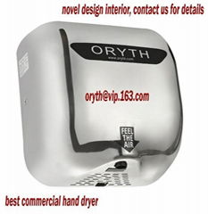 Stainless Steel Strong Jet Airflow Hand Dryer