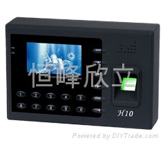 ZKSOFTWARE Download color H10 SD card fingerprint attendance machine