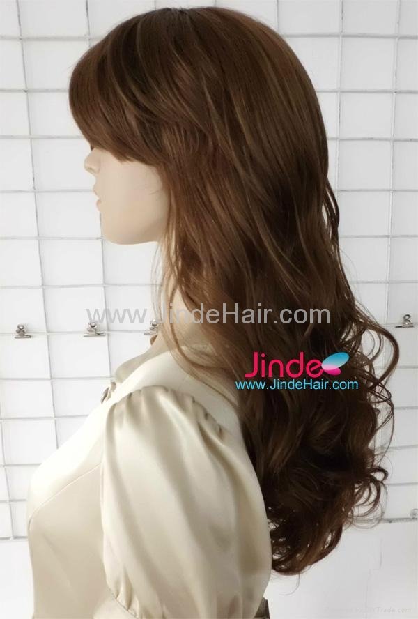 super wave high quality heat resistant fiber synthetic wig 2