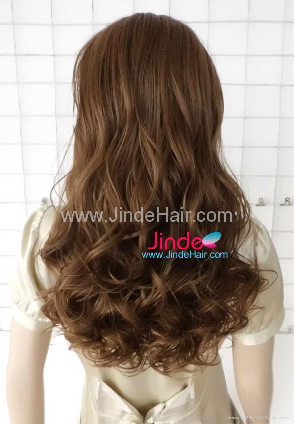 super wave high quality heat resistant fiber synthetic wig 3