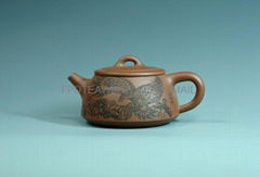 Purple Clay teapot