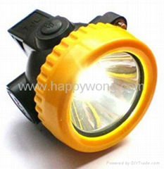 Cordless LED cap lamp