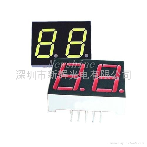 2digits 7segment LED digital display 2