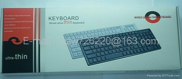     NEW  chocolate  wired  keyboard 3