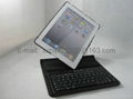 Wireless bluetooth keyboard with protective stand for iPad2