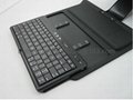 Wireless bluetooth keyboard with protective stand for iPad2 4