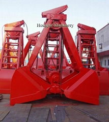 Four Ropes Clamshell Bulk Cargo Grab