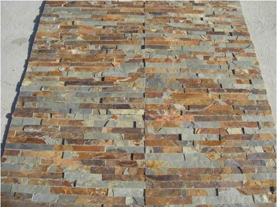 Wall cladding slate stone