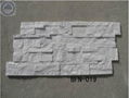 White decorative wall cladding stone 2