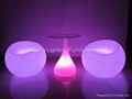 LED Ball chair set 1